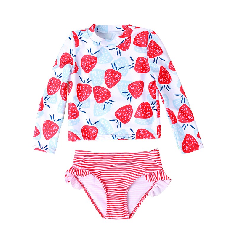 Toddler Swimwear Factory - Fruit Print Long Sleeve