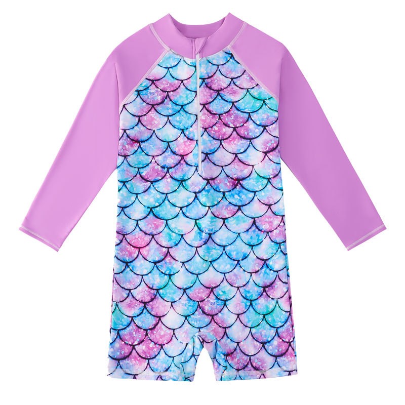 Girls Swimsuit Factory - Mermaid Long Sleeve