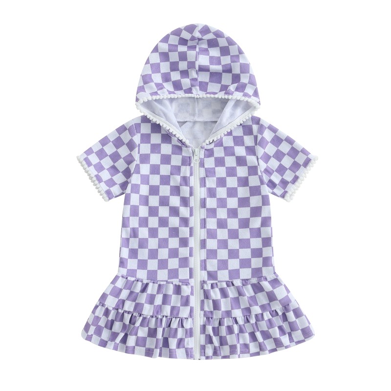 Girls Cover Up Manufacturer - Terry Cloth Zip Up