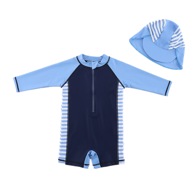 Baby Swimsuit Manufacturer - Front Zipper Long Sleeve