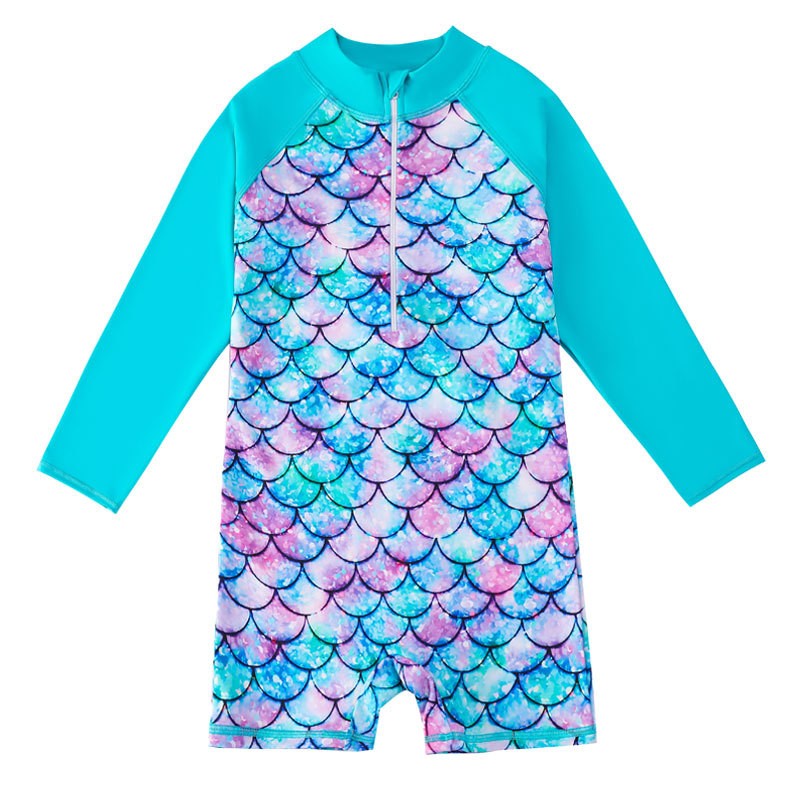 Girls Swimsuit Factory - Mermaid Long Sleeve