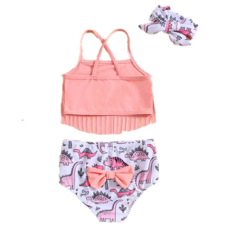 Girls Swimsuit Factory - V Neck Backless Tassel