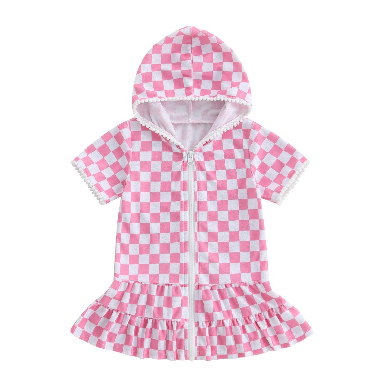 Girls Cover Up Manufacturer - Terry Cloth Zip Up