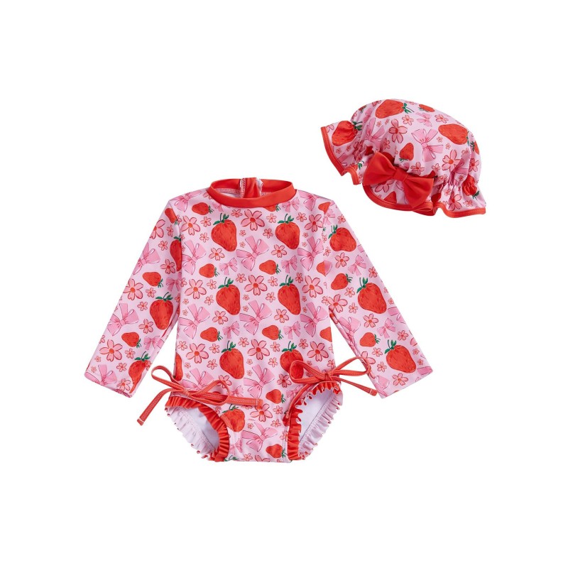 Baby Beachwear Supplier - 2 Piece Fruit Pattern