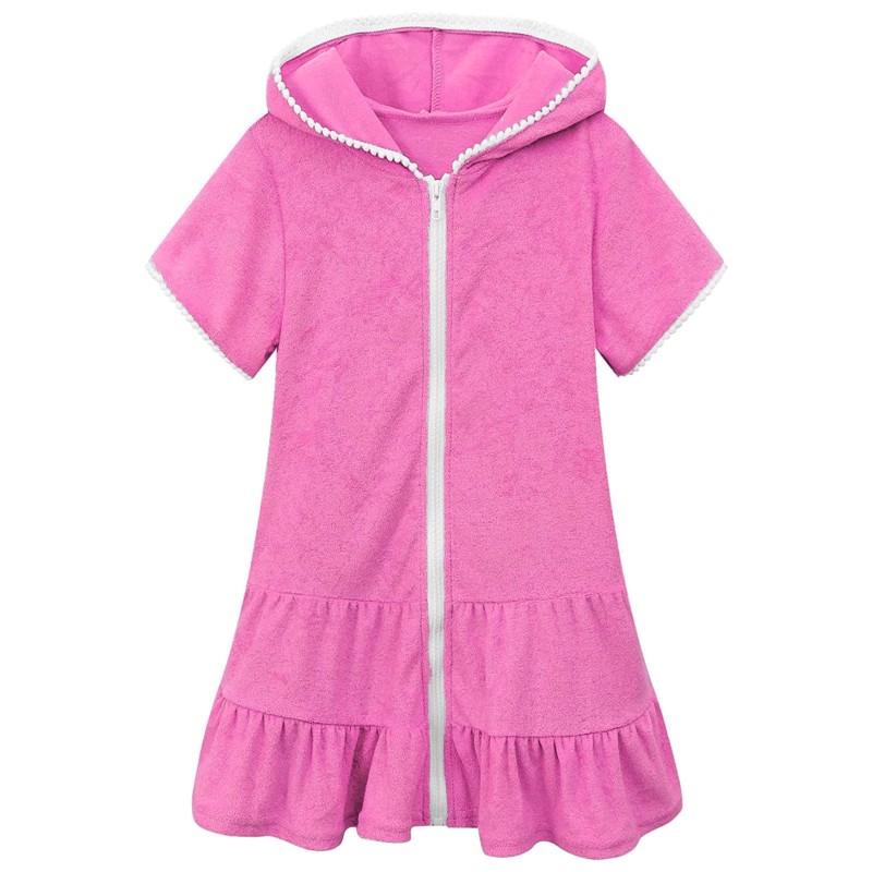 Girls Cover Up Supplier - Hooded Dress Summer