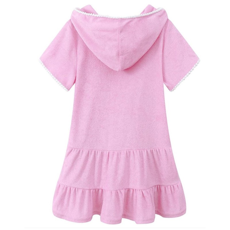 Girls Cover Up Supplier - Hooded Dress Summer