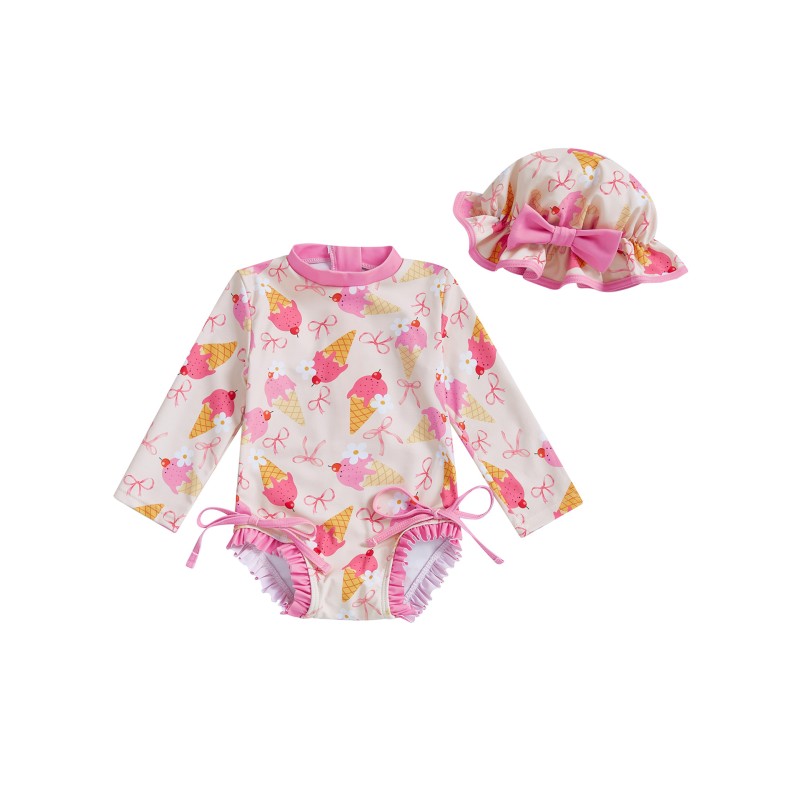 Baby Beachwear Supplier - 2 Piece Fruit Pattern