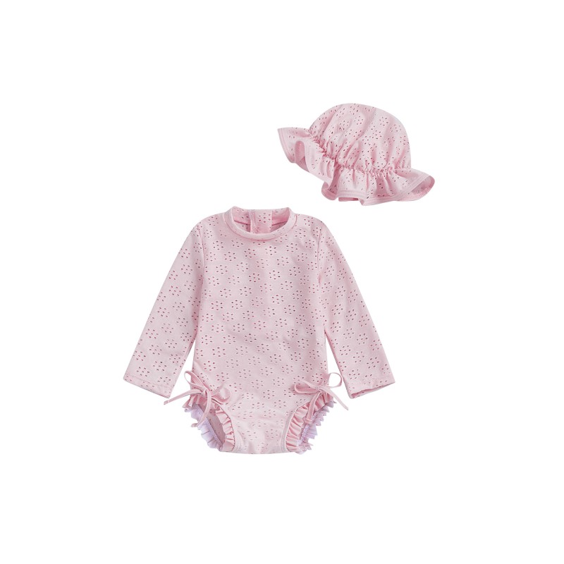 Kids Bikini Factory - Geometric Pattern Ruffle