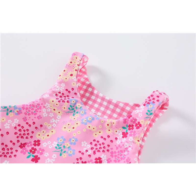 Children Bikini Manufacturer - Suspender Lattice Print