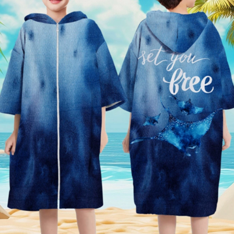 Swimsuit Cover Up Supplier - Seersucker Terry Zip