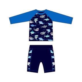 Children Swimwear Manufacturer - Long Sleeve Swim Set