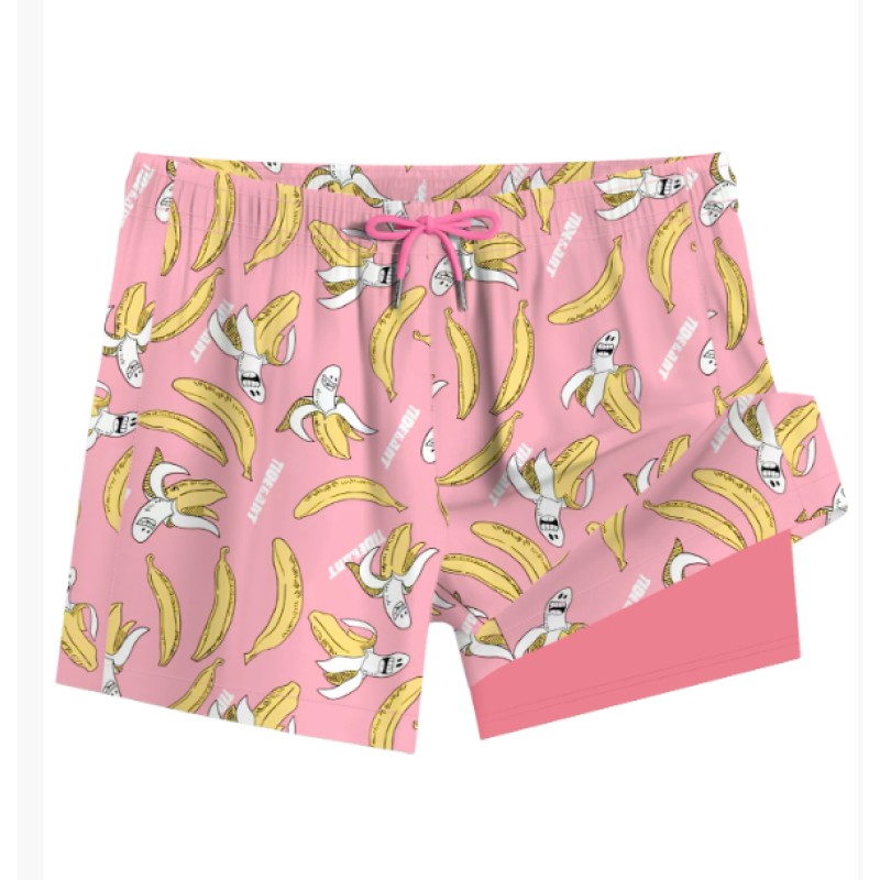 Men's Swim Trunks Manufacturer - Colorful Cartoon Print