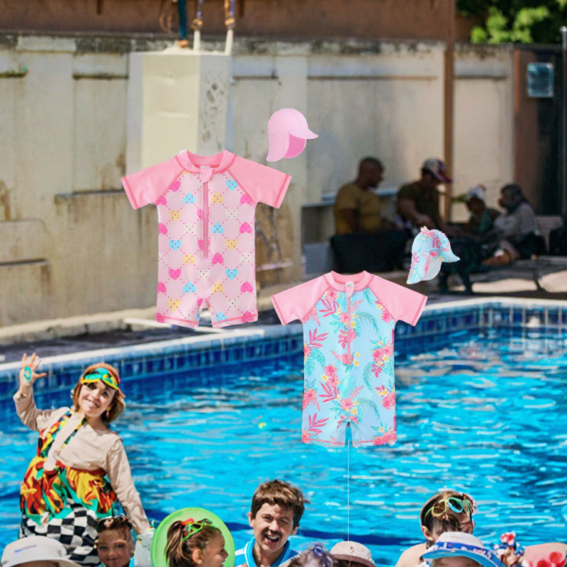 Toddler Swimwear Manufacturer - One Piece Cute Print