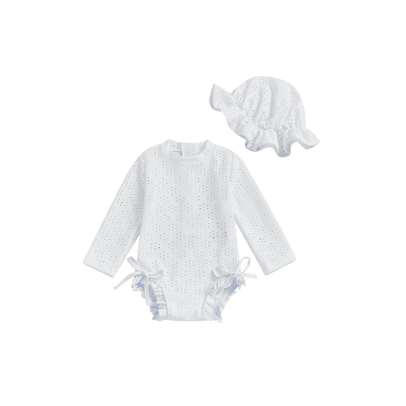 Kids Bikini Factory - Geometric Pattern Ruffle