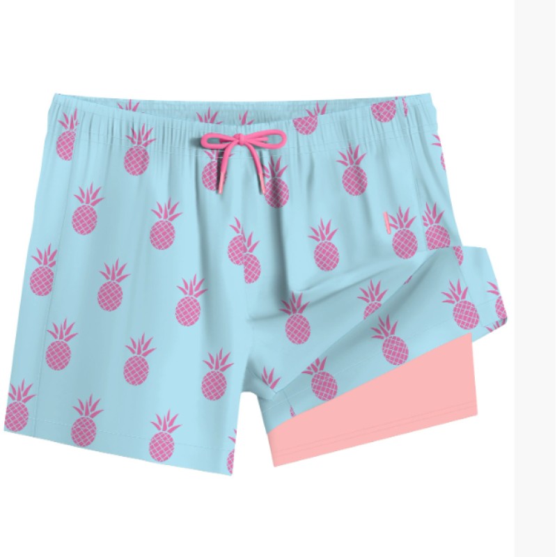 Men's Swim Trunks Manufacturer - Colorful Cartoon Print