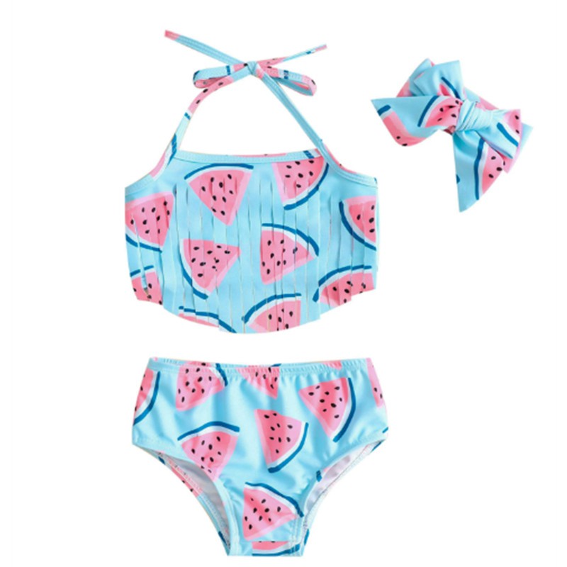 Girls Swimsuit Factory - V Neck Backless Tassel