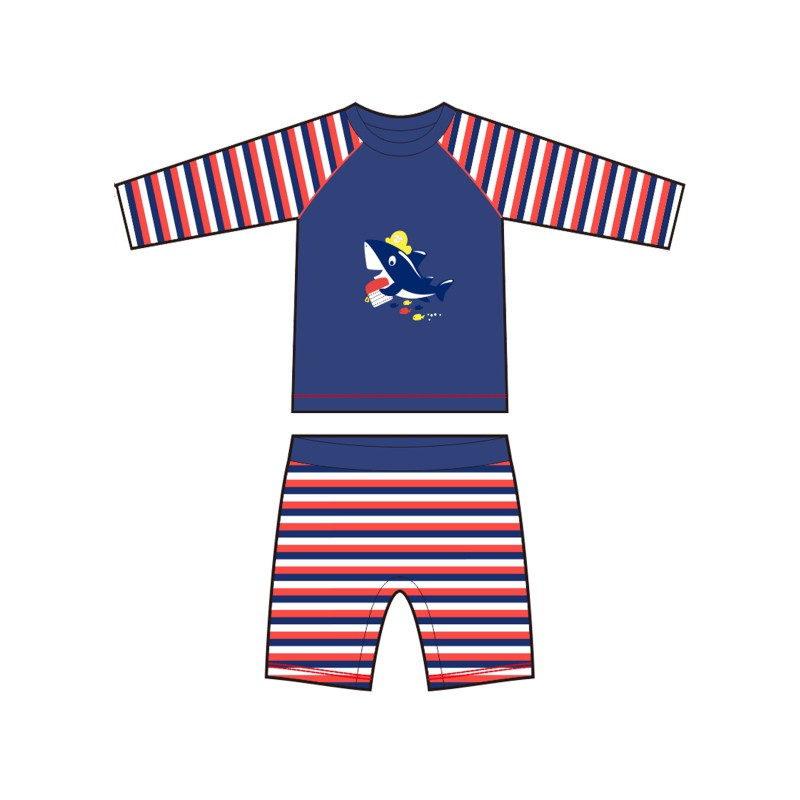 Children Swimwear Manufacturer - Long Sleeve Swim Set