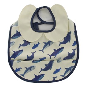 Baby Bibs Supplier - Soft Waterproof PU Eating Pocket
