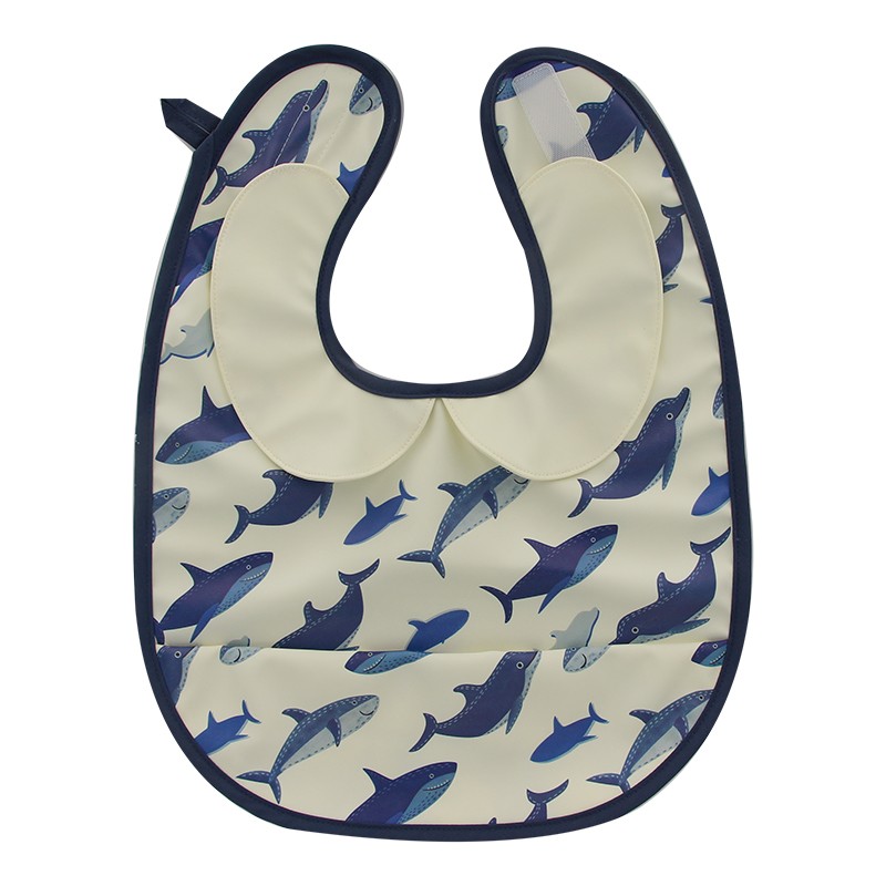 Baby Bibs Supplier - Soft Waterproof PU Eating Pocket