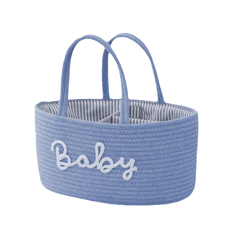 Diaper Caddy Manufacturer - Cotton Rope Tote Bag Organizer