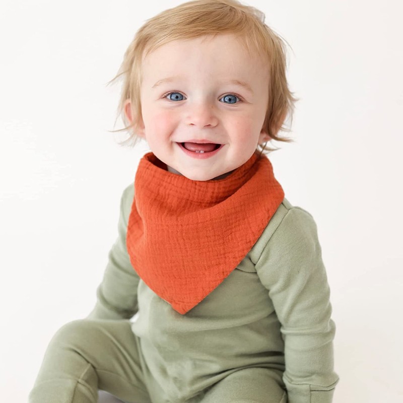 Drool Bibs Supplier - 100% Cotton Absorbent Printed