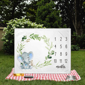 Baby Blanket Factory - Monthly Newborn Soft