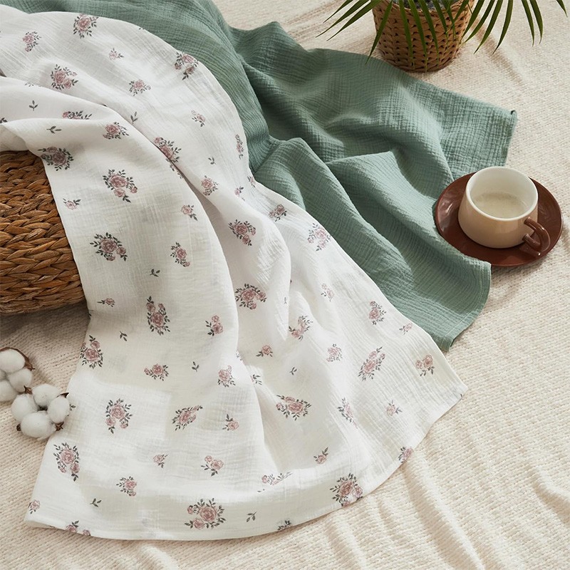 Swaddle Blanket Supplier - Soft Breathable Bamboo Muslin