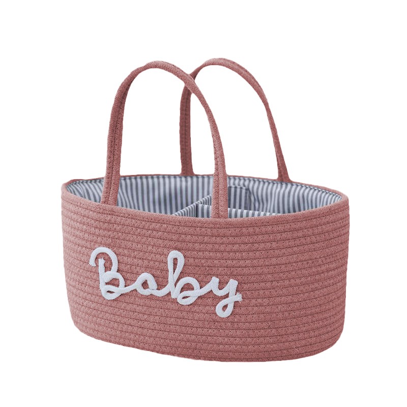 Diaper Caddy Manufacturer - Cotton Rope Tote Bag Organizer