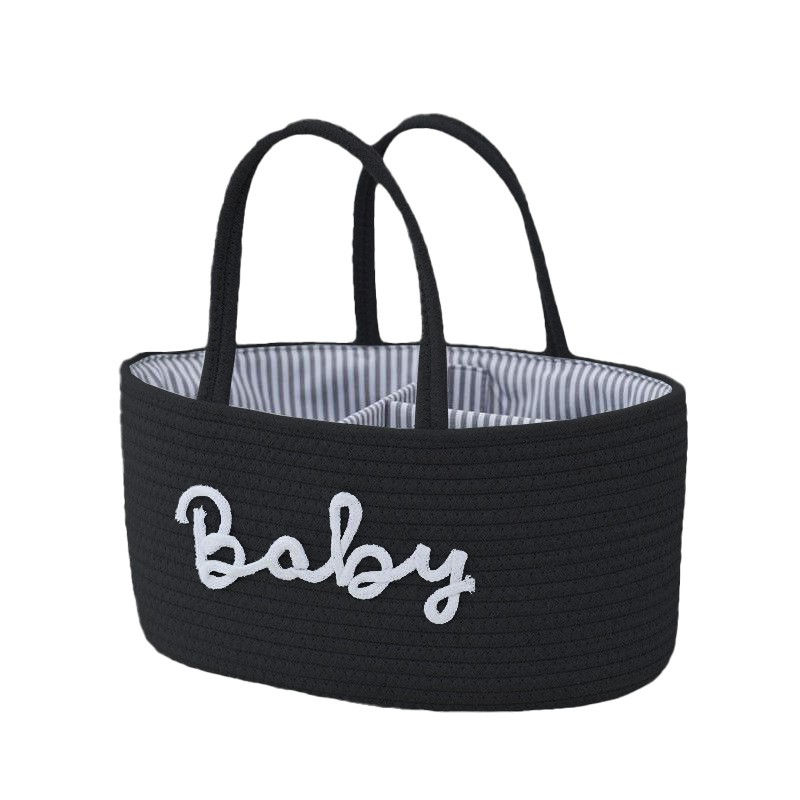 Diaper Caddy Manufacturer - Cotton Rope Tote Bag Organizer