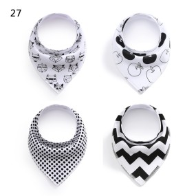 Organic Bibs Manufacturer - Snap Button Closure Printed