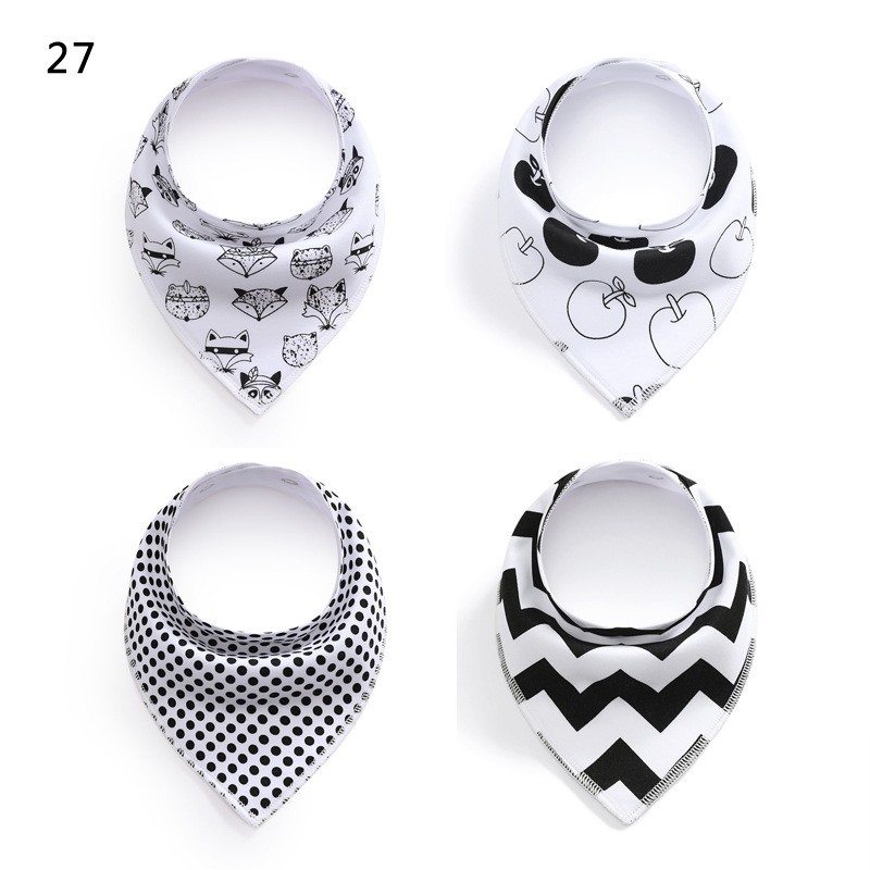 Organic Bibs Manufacturer - Snap Button Closure Printed