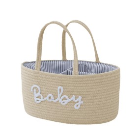 Diaper Caddy Manufacturer - Cotton Rope Tote Bag Organizer