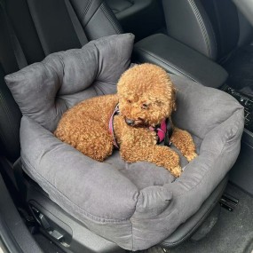 Dog Car Seat Manufacturer - Luxury Comfy Velvet Fabric Single