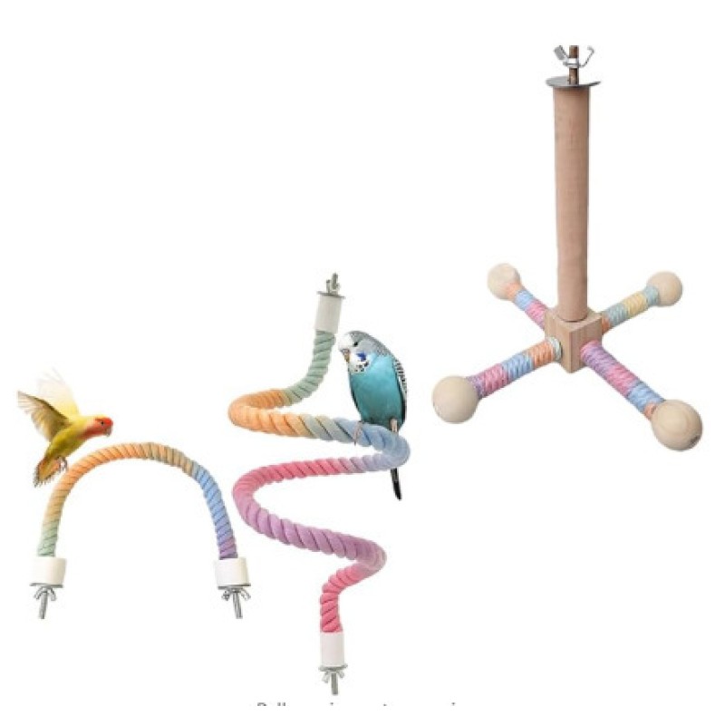 Parrot Toy Manufacturer - Rotating Windmill Chewable Swing