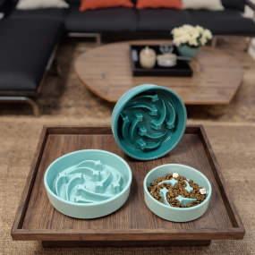 Pet Feeder Supplier - Slowing Eat Large Caliber Ceramic