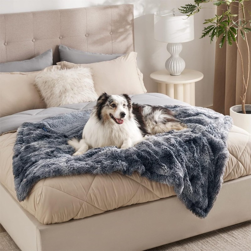 Pet Blanket Manufacturer - Solid Reversible Sherpa PV Waterproof