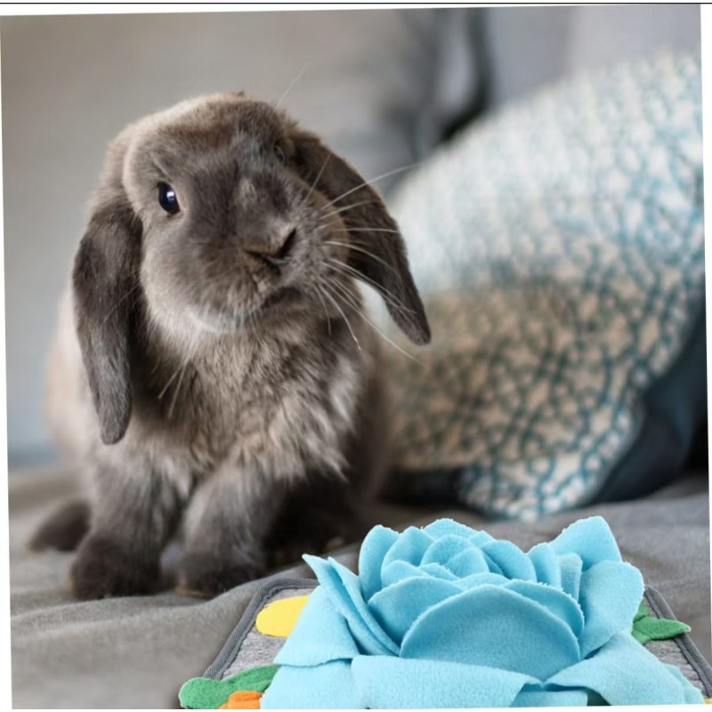 Sniffing Mat Factory - Rose Shape Rabbit Foraging Toy