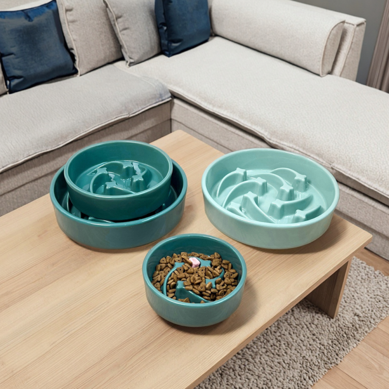 Pet Feeder Supplier - Slowing Eat Large Caliber Ceramic