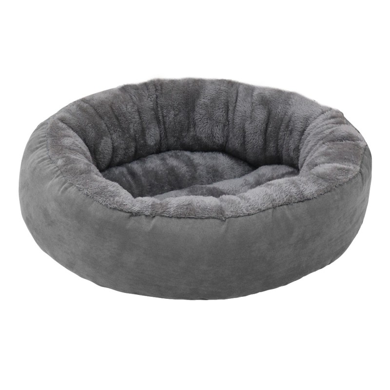 Dog Bed Supplier - Modern Donut Plush Suede Anti-slip