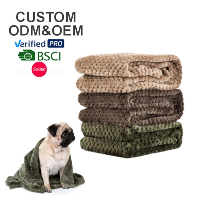 Pet Blanket Supplier - High Quality Super Soft Flannel