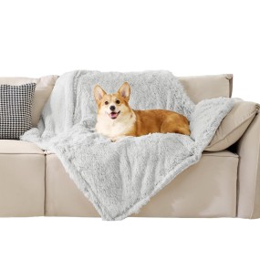 Pet Blanket Manufacturer - Solid Reversible Sherpa PV Waterproof