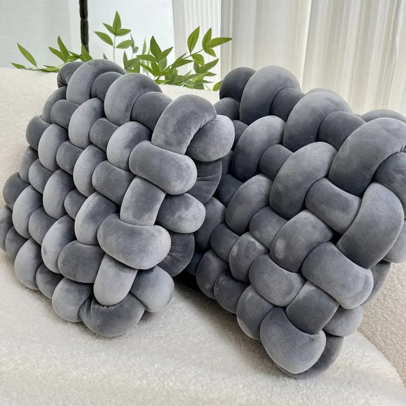 Pet Bed Cushion Supplier - Scandinavian Woven Soft Pillow