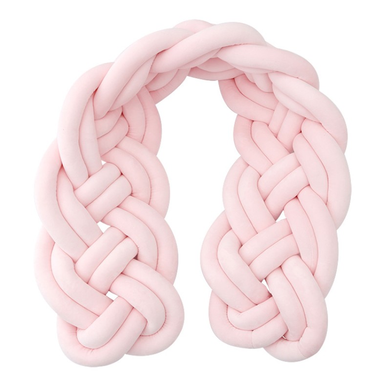 Baby Pillow Cushion Supplier - Plush Velvet Knotted Braided