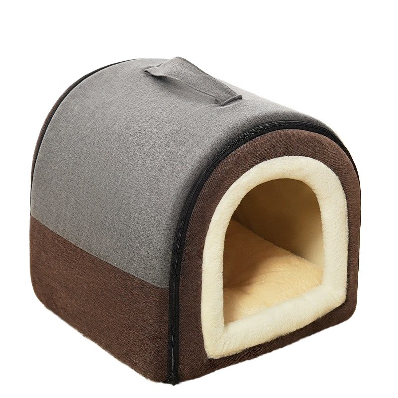 Pet Bed Manufacturer - Solid Corduroy Animal Print Design