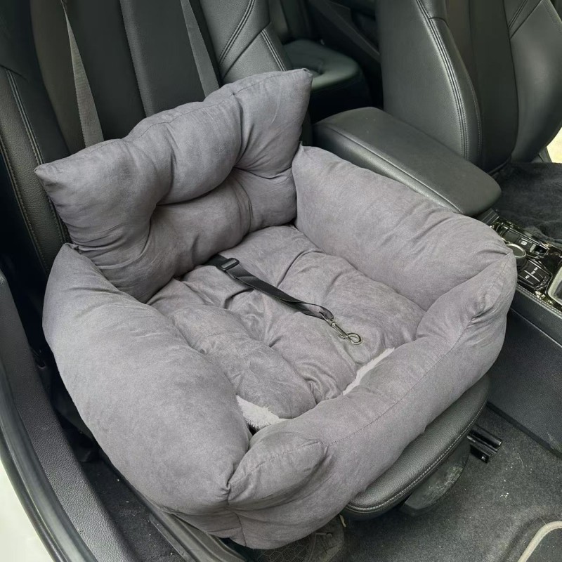 Dog Car Seat Manufacturer - Luxury Comfy Velvet Fabric Single