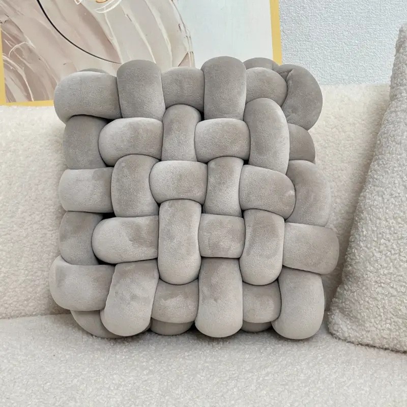 Pet Bed Cushion Supplier - Scandinavian Woven Soft Pillow