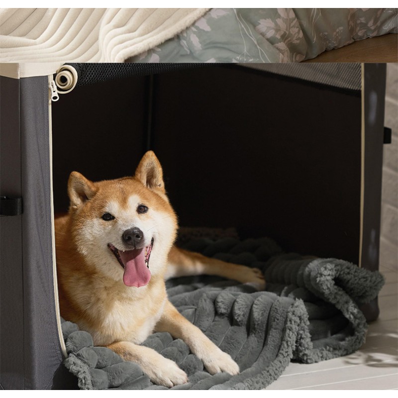 Dog Bed Cover Factory - Solid Reversible Sherpa Fleece TPU