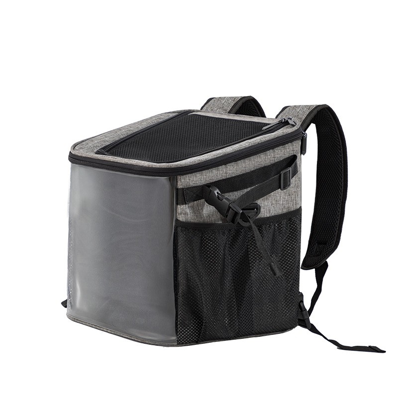 Pet Backpack Manufacturer - Oxford Breathable Expandable Zipper