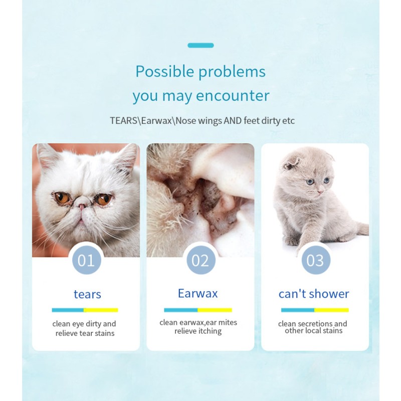 Dog Eye Wipes Factory - Biodegradable 120pcs Soft Cleaning