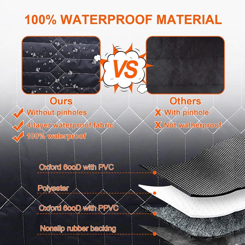 Pet Seat Cover Manufacturer - 100% Waterproof Detachable Travel